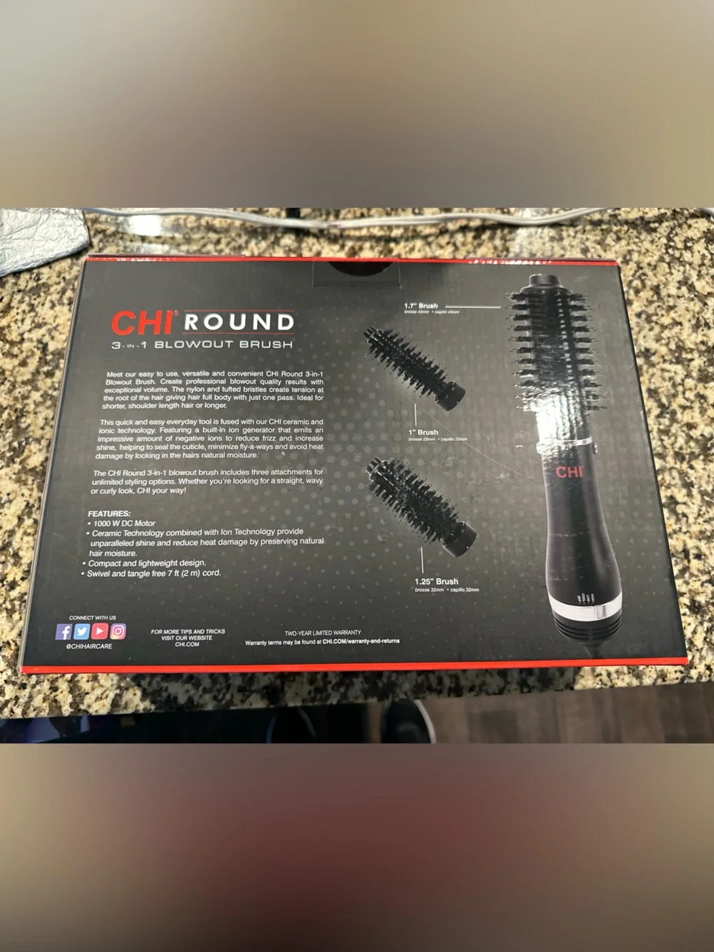 CHI ROUND 3-IN -1 BLOWOUT Brush